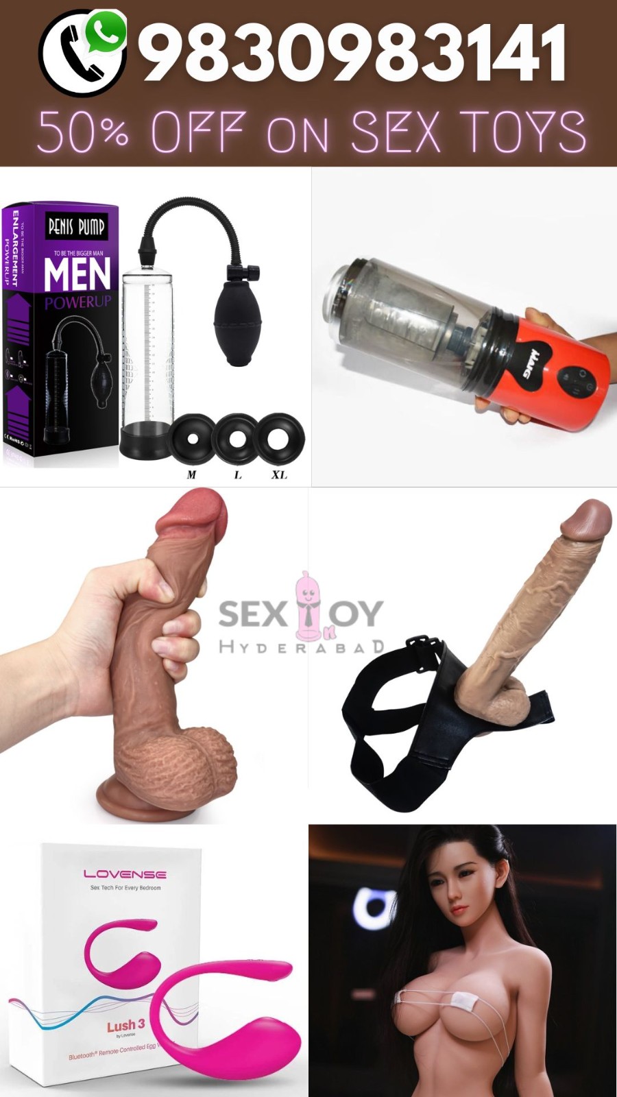 Grab Cheapest Deals On Sex Toys During Weekend Bonanza Offer | Call 9830983141