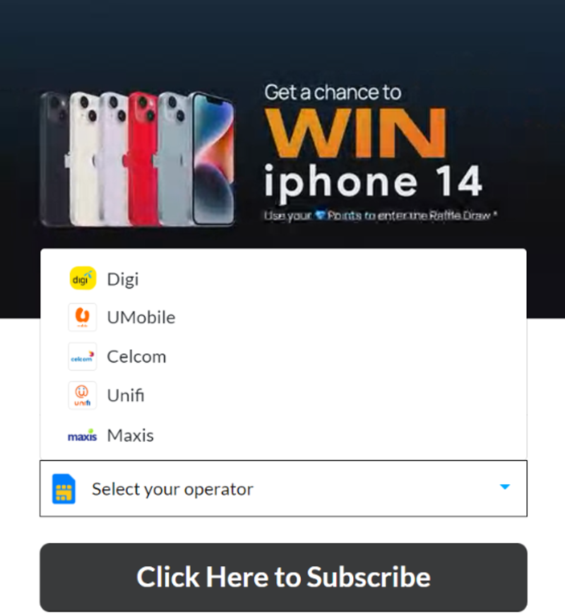Get a chance to win iphone14