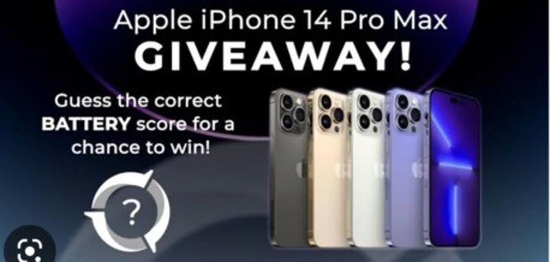 Enter your mobile number now for a chance to iPhone 14!