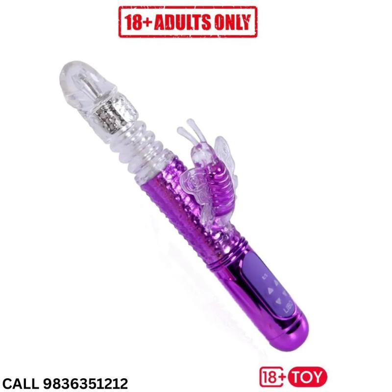 Rechargeable Butterfly Rabbit Vibrator | Compact Design | Call 9836351212