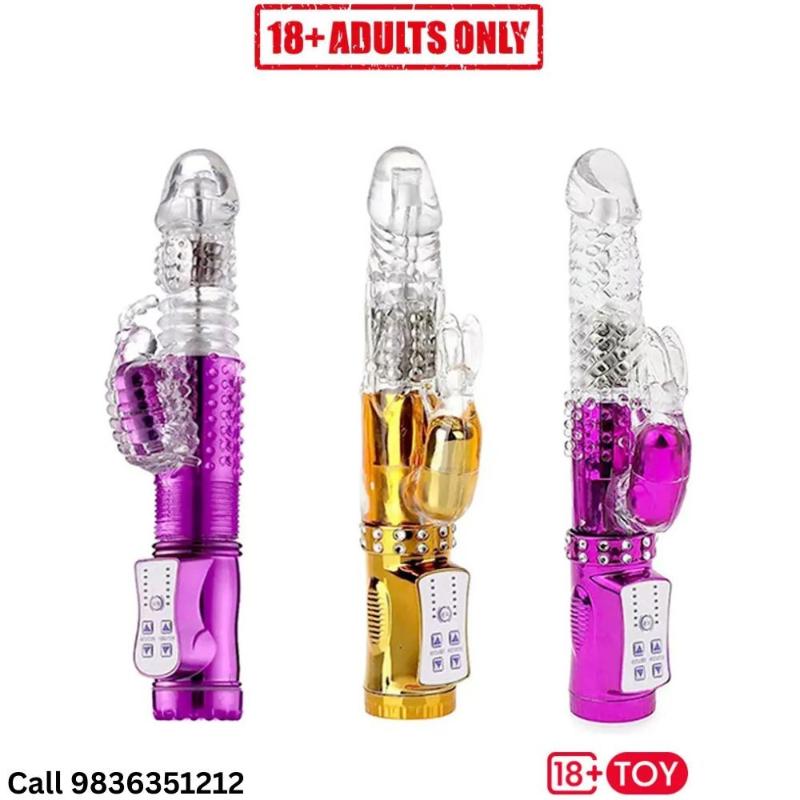 Thrusting Up And Down Rabbit Vibrator | Adult Toy | Call 9836351212